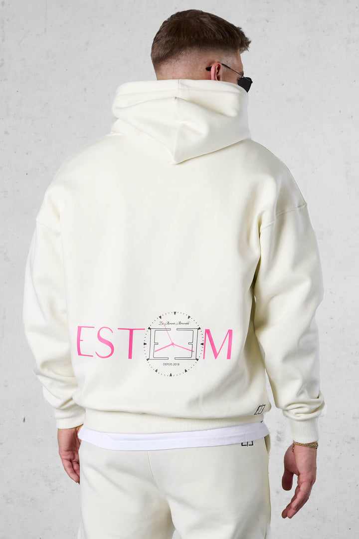 CREAM LES MOMENTS MÉMORABLE OVERSIZED HOODIE