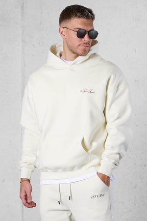 CREAM LES MOMENTS MÉMORABLE OVERSIZED HOODIE