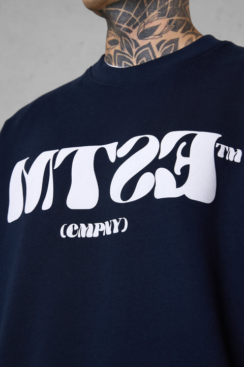 DARKSAPPHIRE CMPNY OVERSIZED SWEATER