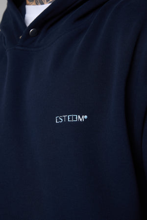 DARKSAPPHIRE ESSENTIAL OVERSIZED HOODIE