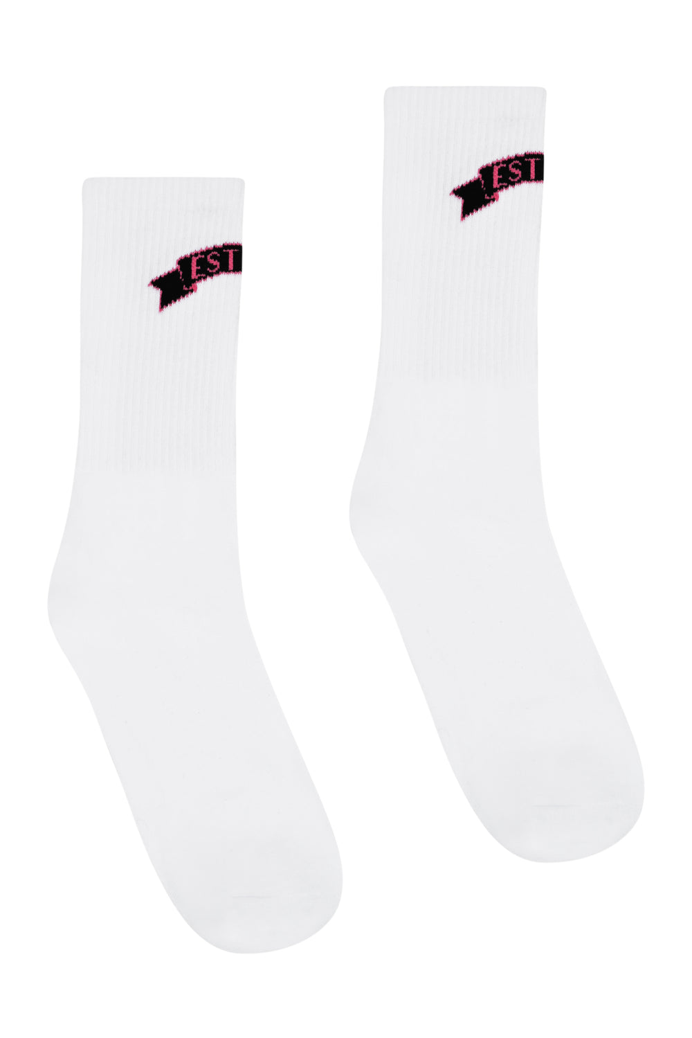 WHITE BANDEROLE SOCKS