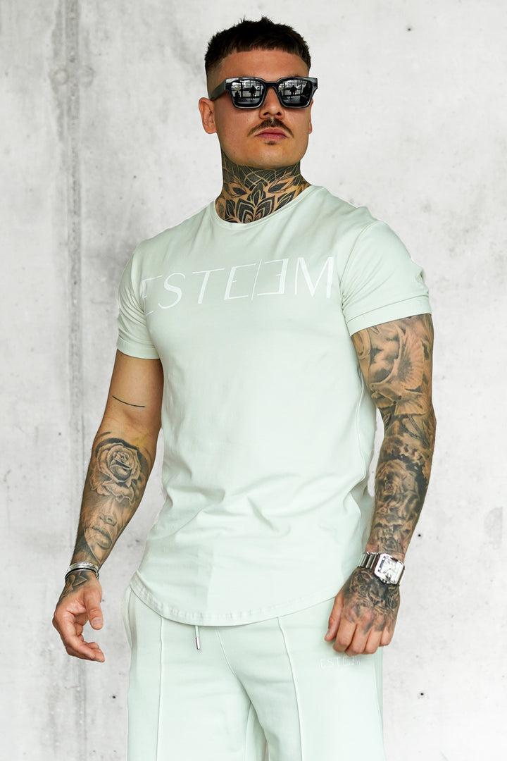 FROSTEDMINT LETTERING TEE