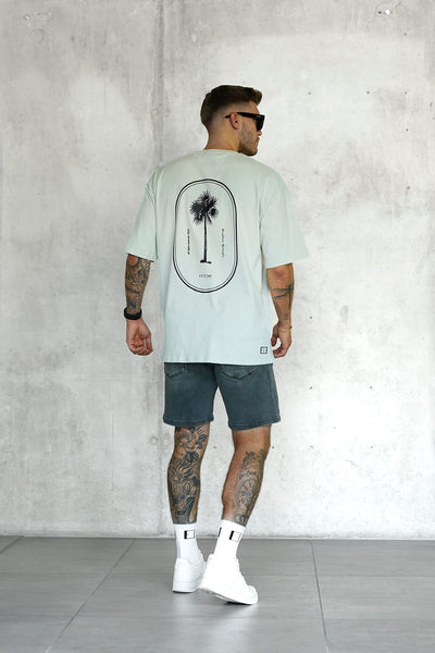 FROSTEDMINT SINGLE PALM OVERSIZED TEE