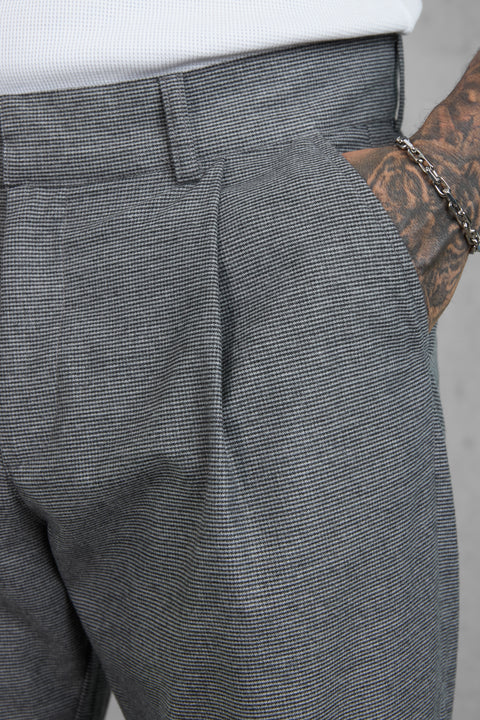 GREY VINTAGE WIDE TAILORED PANTS