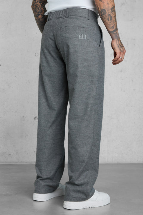 GREY VINTAGE WIDE TAILORED PANTS