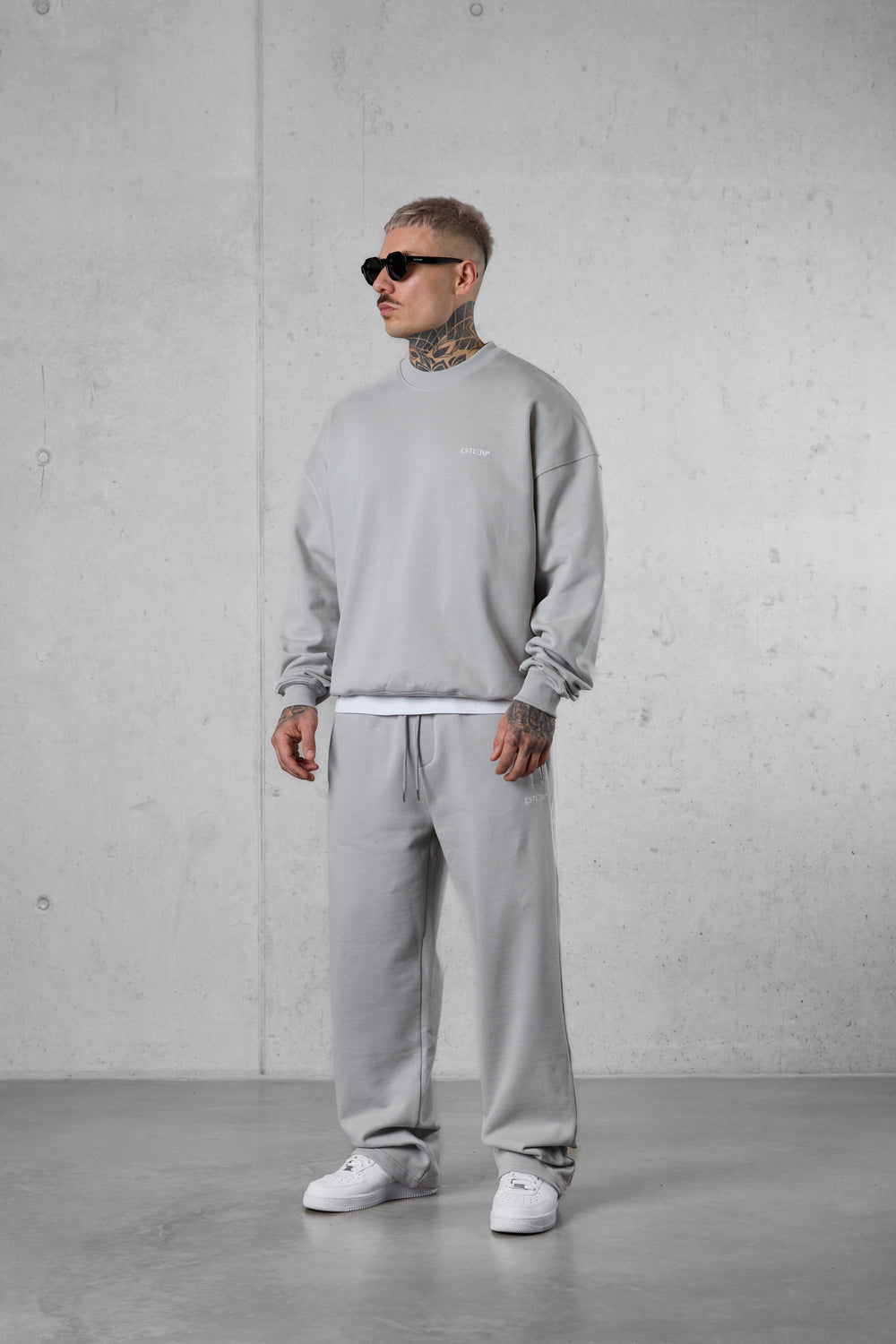 GREY DISCREET BAGGY JOGGER