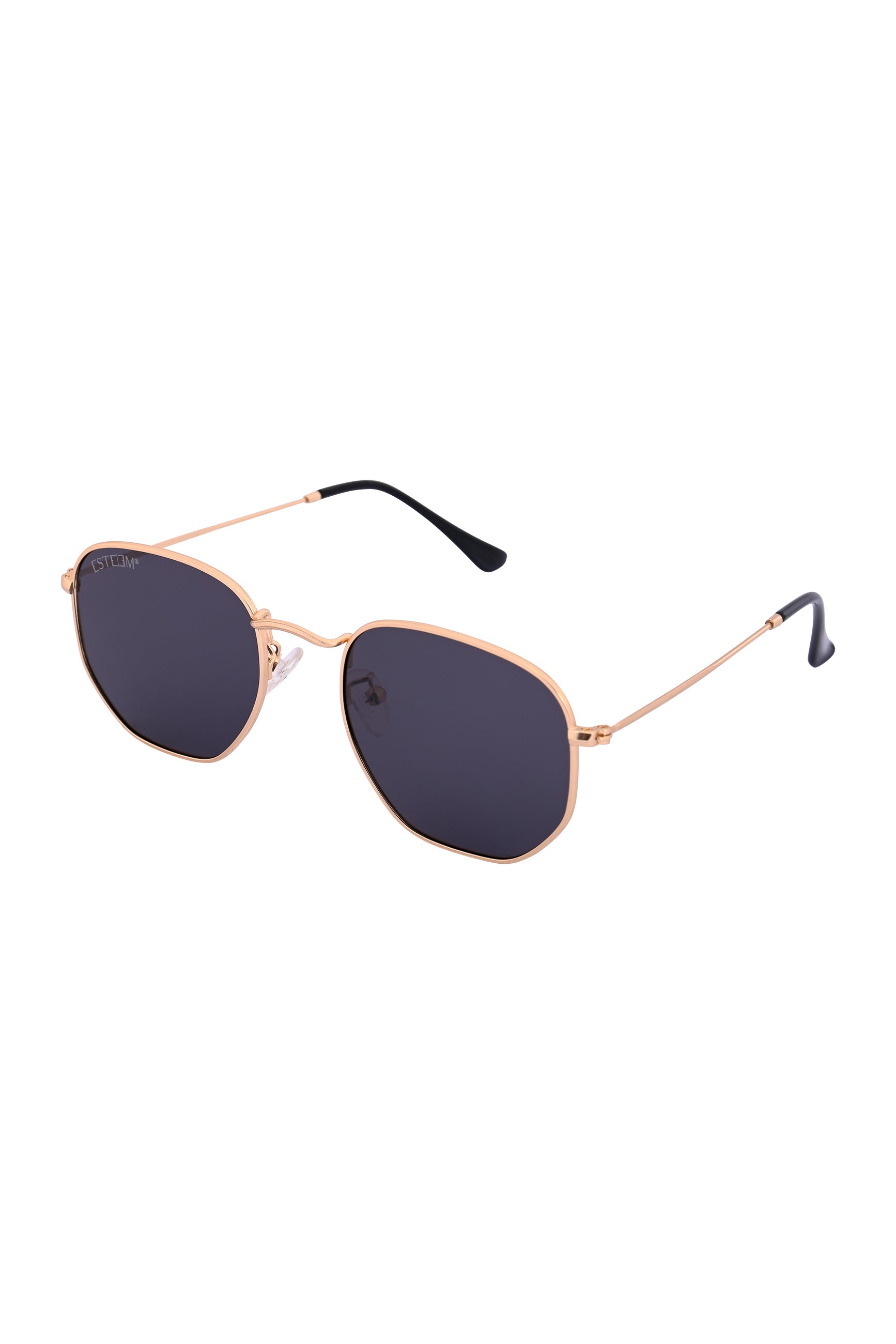 Black sunglasses with gold online