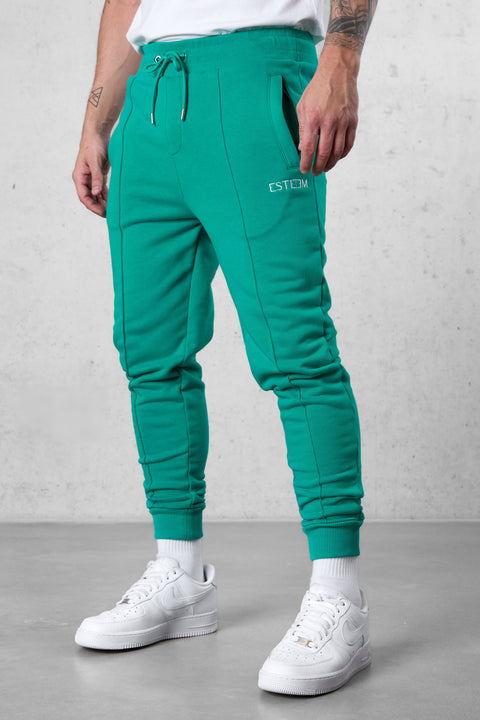 PEPPER GREEN BASIC SWEATPANTS