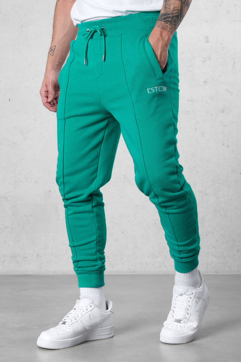 PEPPER GREEN BASIC SWEATPANTS