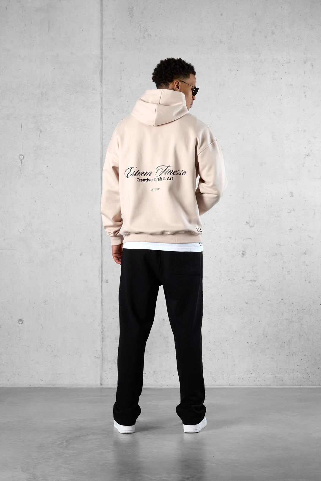 GREIGE FINESSE OVERSIZED HOODIE