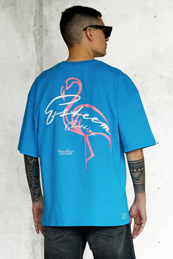 IBIZABLUE FLAMINGO OVERSIZED TEE