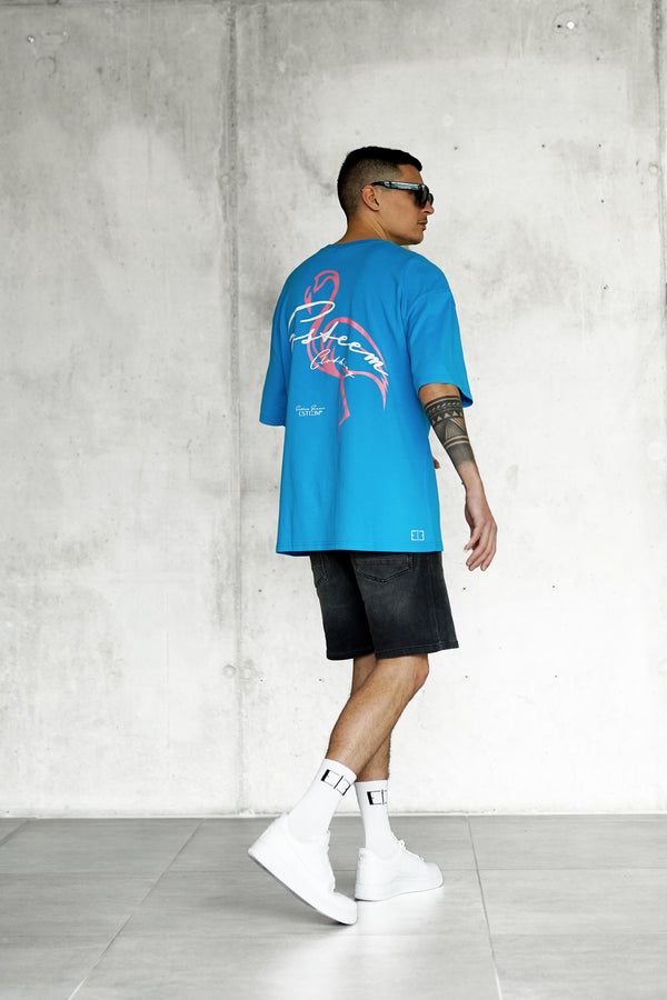 IBIZABLUE FLAMINGO OVERSIZED TEE
