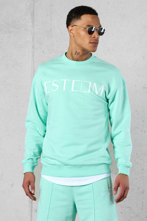 ICEGREEN LETTERING SWEATER