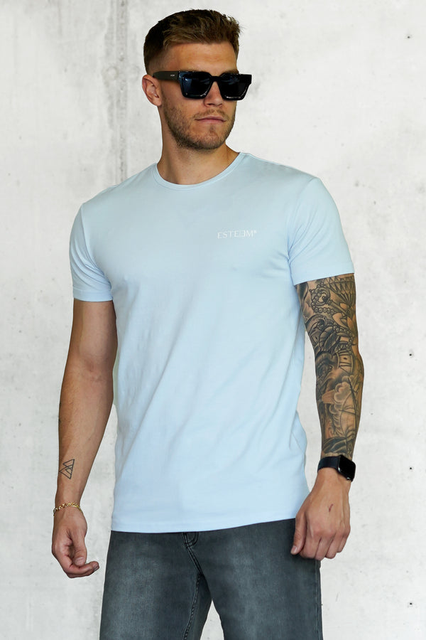 LIGHTBLUE DISCREET TEE