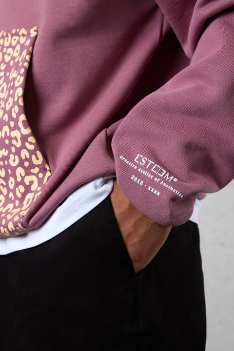 MAUVEROSE LEO AESTHETICS OVERSIZED HOODIE