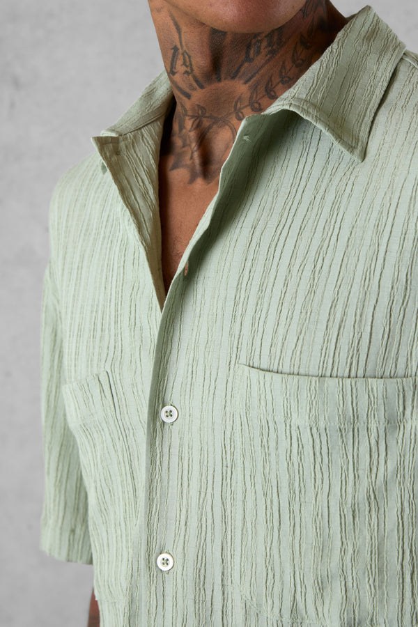 MINT STRIPED SHIRT