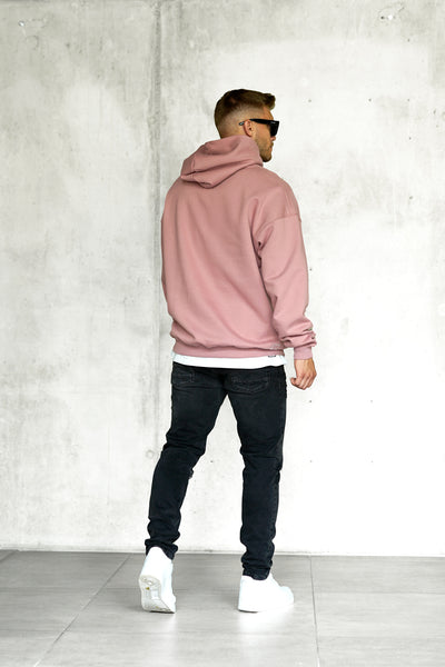 NOSTALGIA ROSE LETTERING OVERSIZED HOODIE