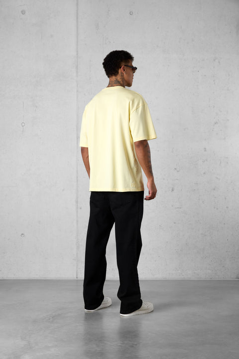 PASTELYELLOW ESSENTIAL OVERSIZED TEE