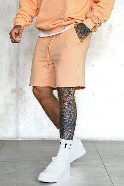 PEACH DISCREET SWEATSHORTS