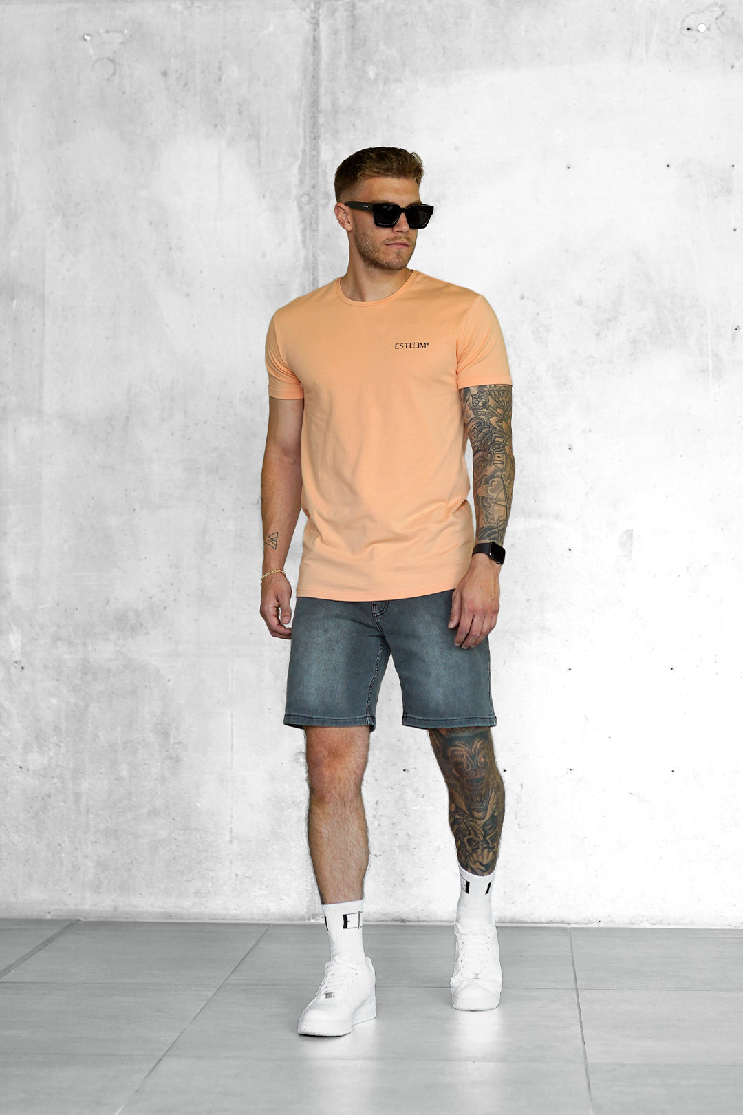 PEACH DISCREET TEE
