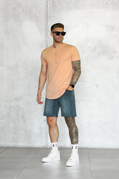 PEACH VERTICAL TEE