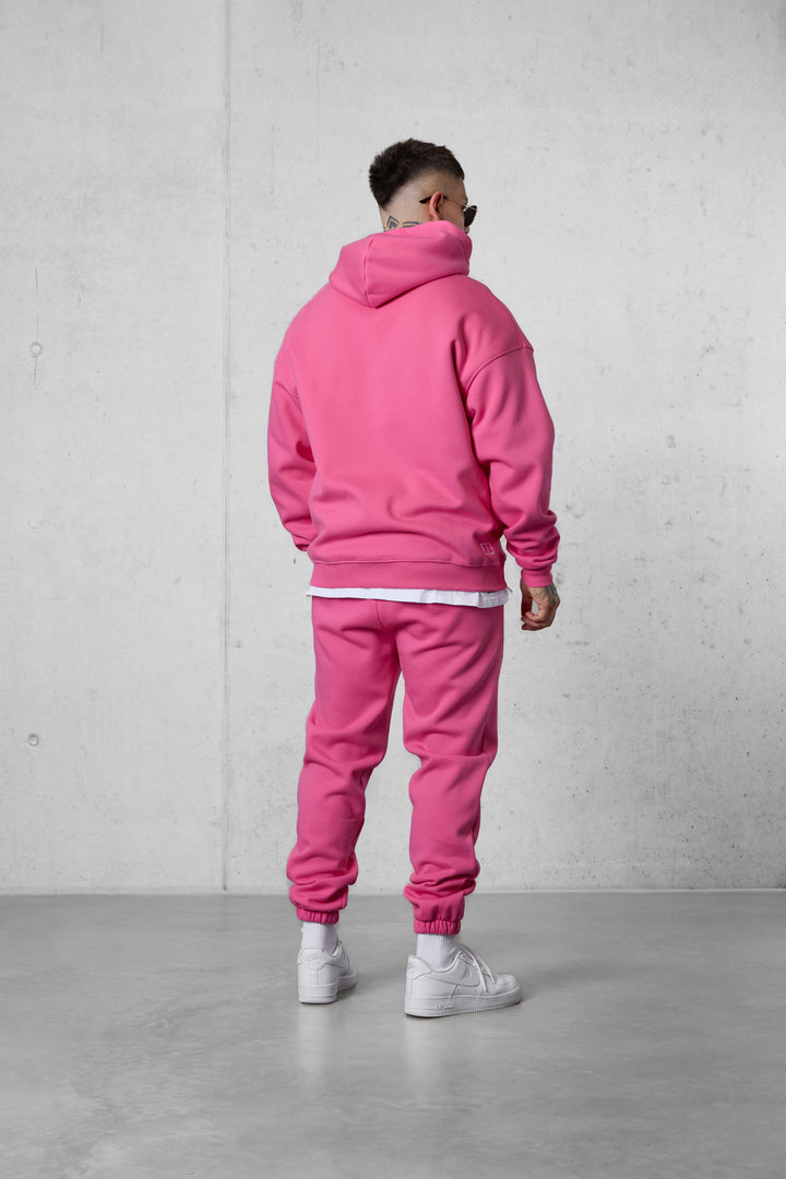 PINK DISCREET OVERSIZED HOODIE