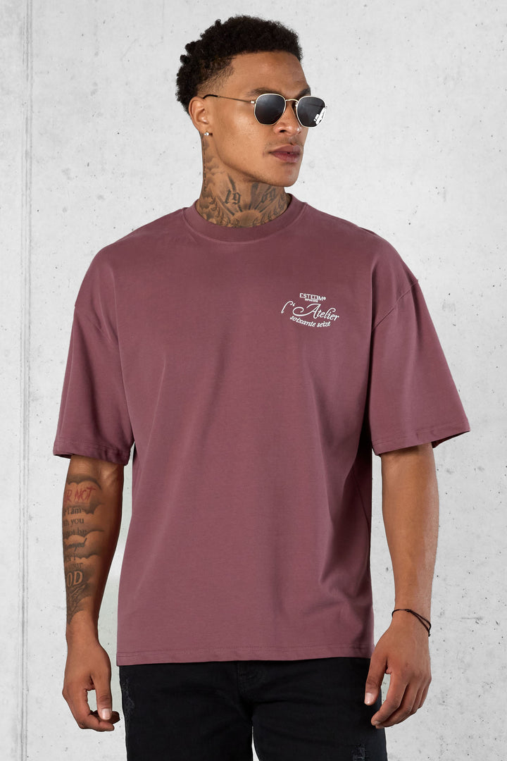 ROSEBROWN L'ATELIER 76 OVERSIZED TEE