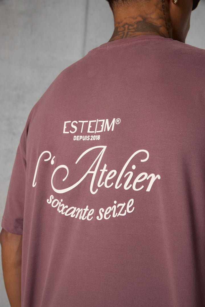 ROSEBROWN L'ATELIER 76 OVERSIZED TEE