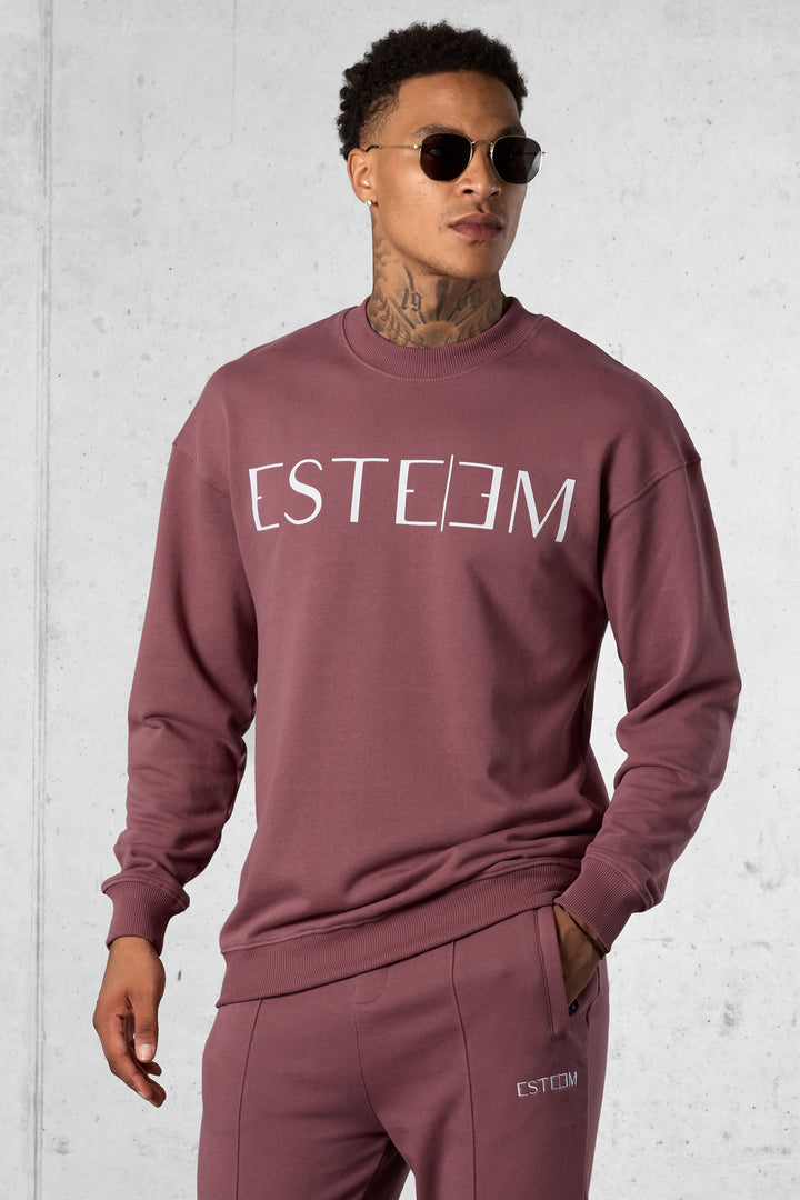 ROSEBROWN LETTERING SWEATER