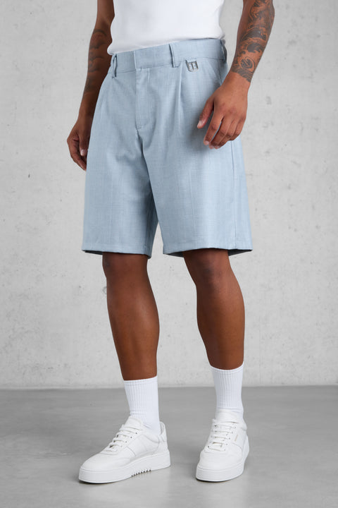 LIGHTBLUE ICON WIDE TAILORED SHORTS