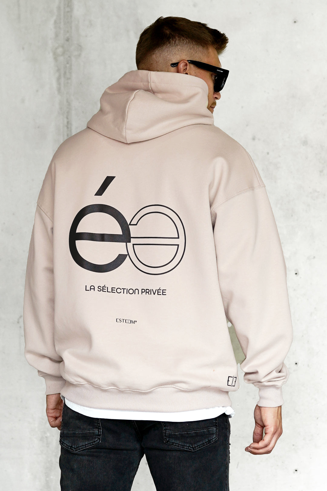 STONE OPPOSÉ OVERSIZED HOODIE