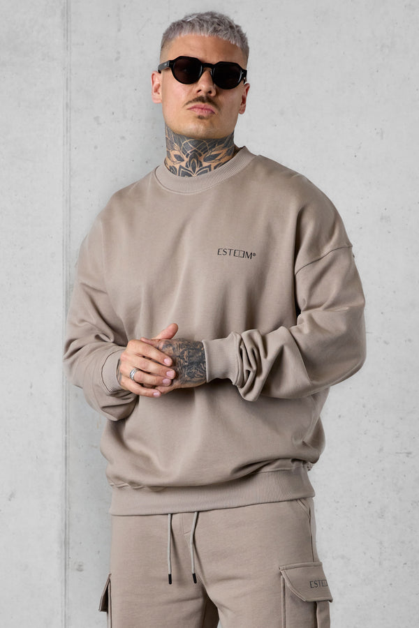 VINTAGEKHAKI DISCREET OVERSIZED SWEATER