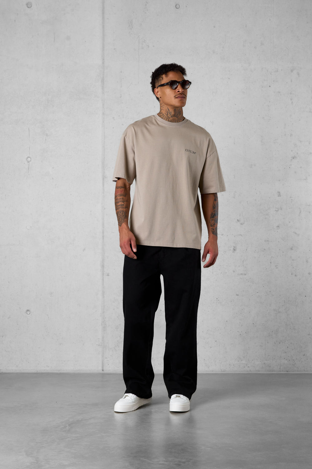 VINTAGEKHAKI DISCREET OVERSIZED TEE