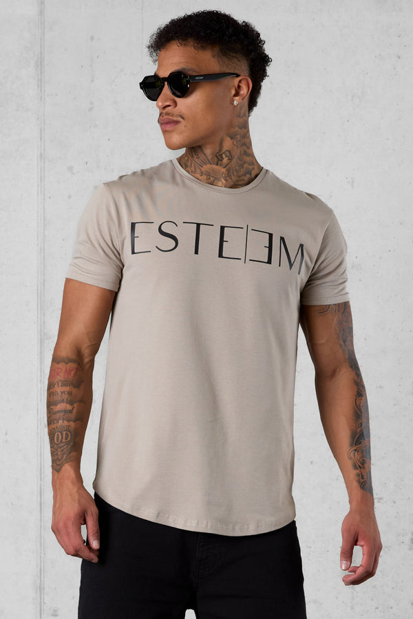VINTAGEKHAKI LETTERING TEE