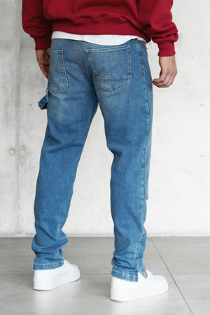 WASHED BLUE CARPENTER JEANS