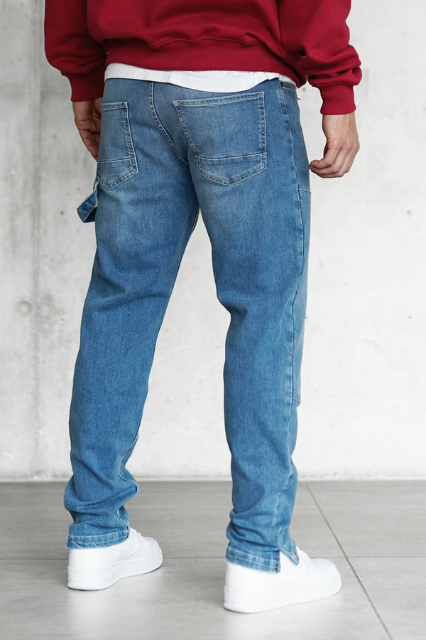 WASHED BLUE CARPENTER JEANS