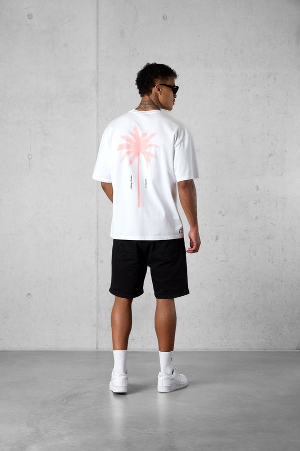 WHITE PALM OVERSIZED TEE 4.0