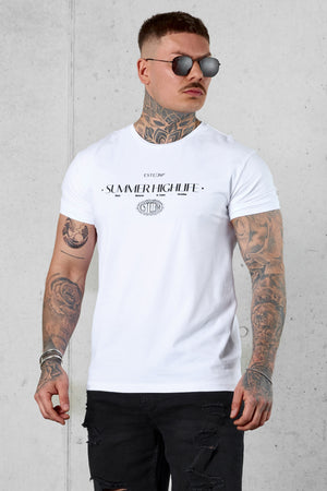 WHITE SUMMER HIGHLIFE TEE