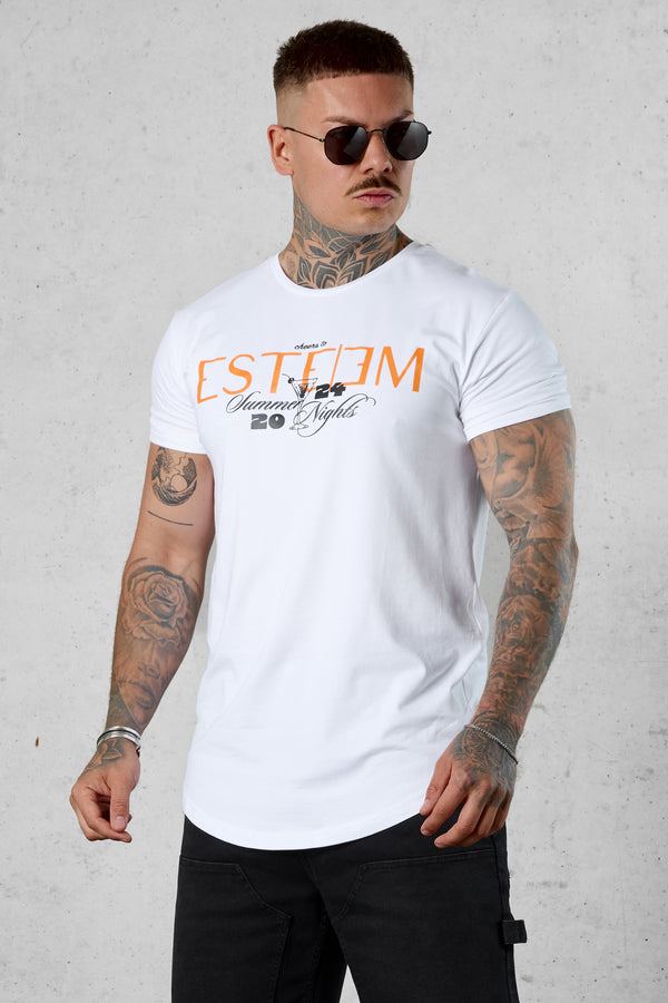 WHITE SUMMER NIGHTS TEE