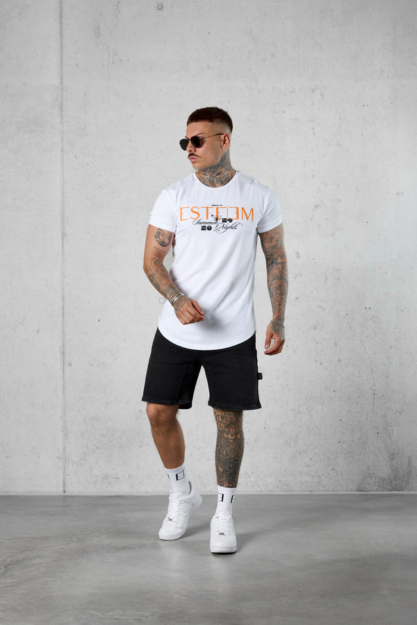 WHITE SUMMER NIGHTS TEE
