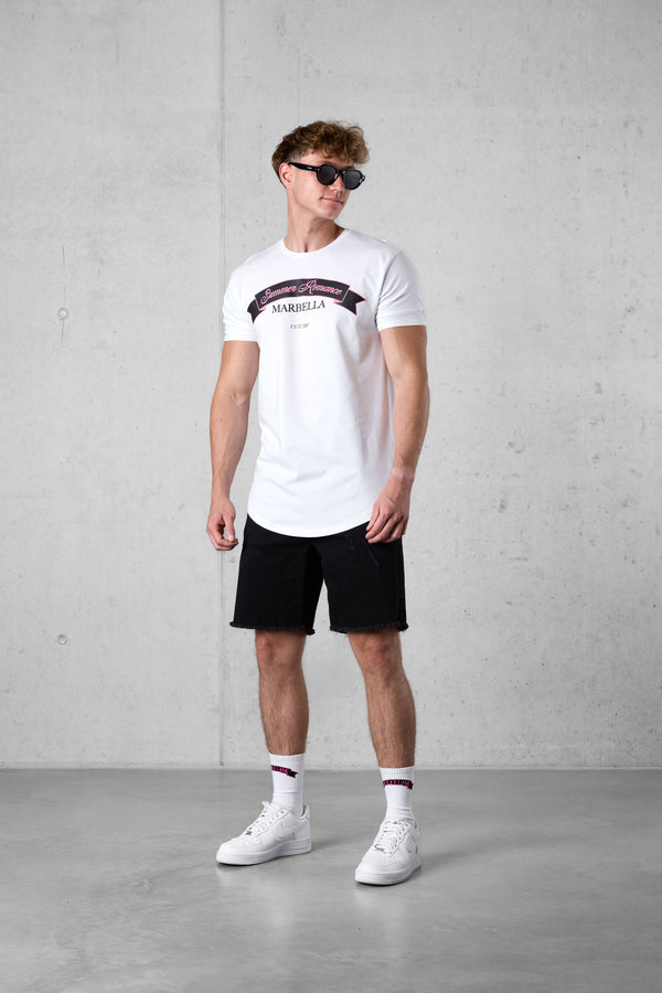 WASHED BLACK DISTRESSED JEANSSHORTS