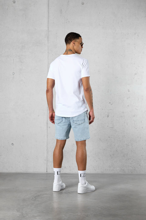 WHITE VACATION SERVICES LOGO TEE