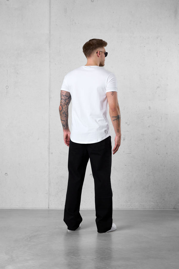 WHITE LOGO TEE