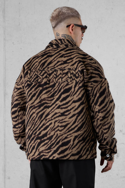 ZEBRA FLANNEL OVERSHIRT