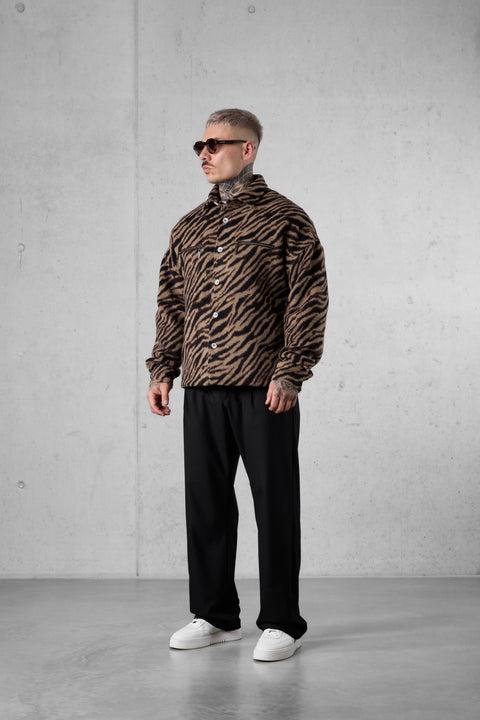 ZEBRA FLANNEL OVERSHIRT