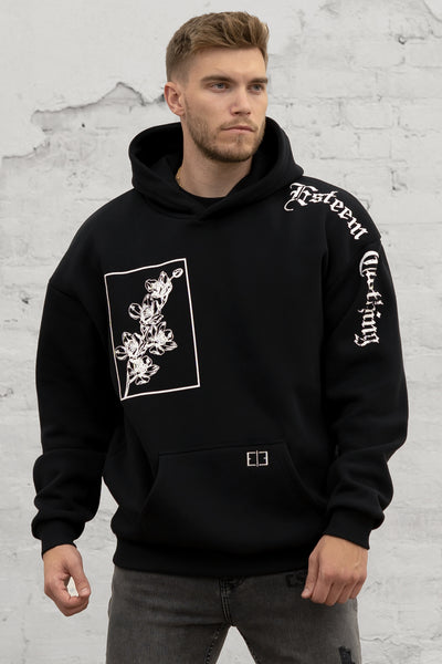 BLACK ORCHID OVERSIZED HOODIE