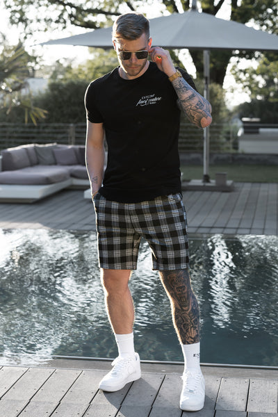 BLACK SQUARED SHORTS 2.0
