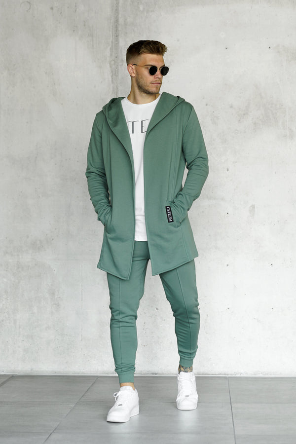 GREEN PATCH CARDIGAN
