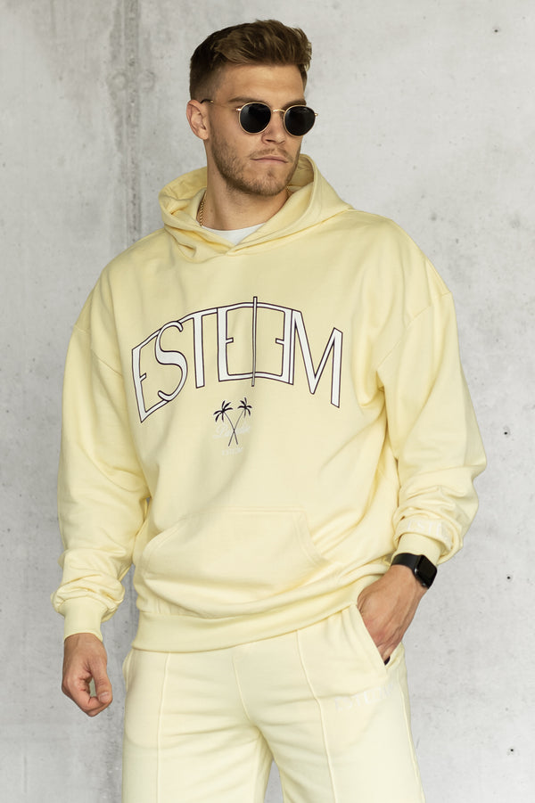 LIGHTYELLOW PARADISE OVERSIZED SWEATHOODIE