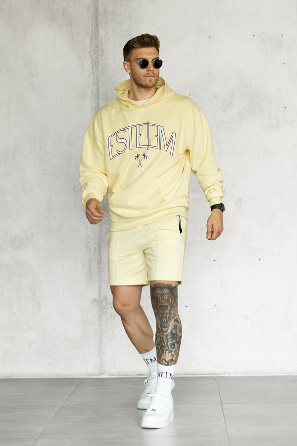 LIGHTYELLOW PARADISE OVERSIZED SWEATHOODIE